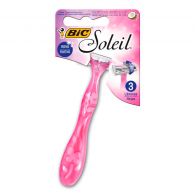 AFEITADORA FEMENINA SOLEIL 3 HOJAS 1 UN