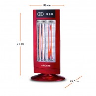 CALEFACTOR VERTICAL FIBRA CARBONO HC900