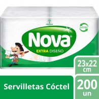 SERVILLETA COCTEL EXTRA DISEÑO 200 UN