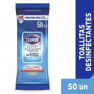 TOALLITAS DESINFECTANTES EXPERT FLOWPACK 50 UN