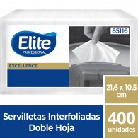 SERVILLETA INTERFOLIADA DOBLE HOJA PRO EXCELLENCE 400 UN