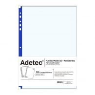 FUNDA ARCHIVADOR OFICIO BORDE BLANCO 10 UN