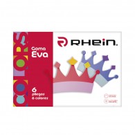 CARPETA CON GOMA EVA 6 PLIEGOS 6 COLORES 24X33 CM