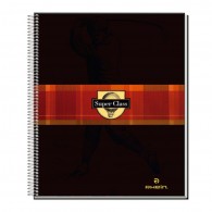 CUADERNO 1/2 OFICIO MATEMATICA 5MM 150 HOJAS SUPER CLASS SCOTCH TRIPLE 70 GR