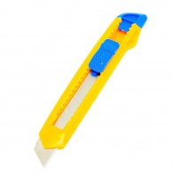 CUCHILLO CARTONERO CHICO CON FRENO 9 MM