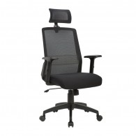 SILLA ESCRITORIO ERGOMETRICO CON CABECERO TOSSY