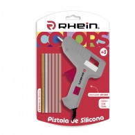PISTOLA PARA SILICONA 7 MM 13 W ELECTRICA CON INTERRUPTOR + SILICONAS