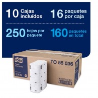 TOALLA INTERFOLIADA HOJA SIMPLE 250 UN
