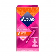 TAMPONES CON APLICADOR 8 UN
