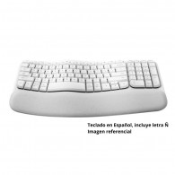 TECLADO INALAMBRICO ERGO BLUETOOTH USB WAKE KEYS BLANCO