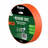 CINTA ADHESIVA MASKING  NARANJO 24 MM X 18 MT