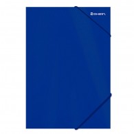 CARPETA CON ELASTICO OFICIO DE CARTULINA AZUL