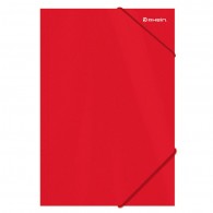 CARPETA CON ELASTICO OFICIO DE CARTULINA ROJO