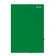 CARPETA CON ELASTICO OFICIO DE CARTULINA VERDE OSCURO