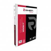 ARCHIVADOR CATALOGO OFICIO 2 AROS 1.0 BLANCO CON FIJA PAPEL 220 HOJAS