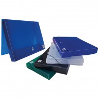 CARPETA CAJA CON ELASTICO VINIL OFICIO COLORES SURTIDOS