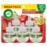 DESODORANTE AMBIENTAL ELECTRICO REPUESTO MANZANA/CANELA 5X21 ML
