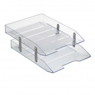 BANDEJA ACRILICO TRIPLE ARTICULADA CRISTAL