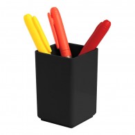 PORTA LAPIZ ACRILICO NEGRO