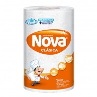 TOALLA PAPEL CLASICA DOBLE HOJA 1 ROLLO X 12 MT