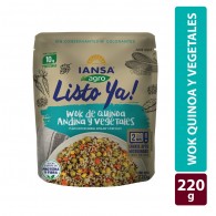 PLATOS LISTO INSTANTANEOS  WOK QUINOA Y VEGETALES 220 GR