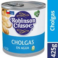 CHOLGAS CONSERVA AL AGUA  TARRO 425G UNIDAD