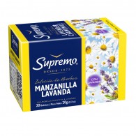 TE HIERBA MANZANILLA LAVANDA 20 BOLSITAS 20GR