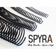 ESPIRAL ENCUADERNACION PLASTICO 29MM NEGRO 25 UN