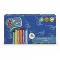 LAPIZ PASTEL ESCOLAR GRASO 12 UN