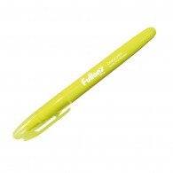 DESTACADOR BOLSILLO PUNTA BISELADA FINA AMARILLO