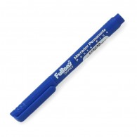 MARCADOR PERMANENTE PUNTA FINA COLOR AZUL DESECHABLE
