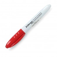 MARCADOR PERM. DESECHABLE ROJO PUNTA REDONDA LAVORO