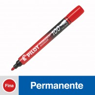 MARCADOR PERMANENTE PUNTA FINA SCA100 ROJO