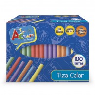 TIZA COLORES SURTIDOS 100 UN
