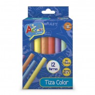 TIZA PARA PIZARRA COLORES SURTIDOS 12 UN