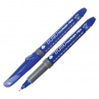 MARCADOR PERMANENTE CD PUNTA FINA OHP AZUL