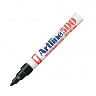 MARCADOR PIZARRA  RECARGABLE PUNTA REDONDA 500 NEGRO