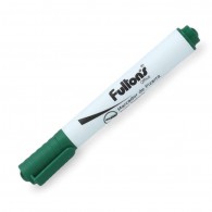 MARCADOR PIZARRA FULTONS DESECHABLE PUNTA REDONDA VERDE 