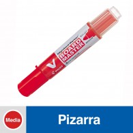 MARCADOR PIZARRA PUNTA REDONDA V BOARD ROJO