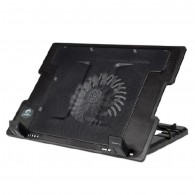 BASE ALZADOR DE NOTEBOOK HASTA 17" CONVENTILADOR Y USB