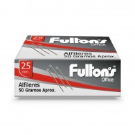 ALFILER METALICO PLATEADO 25 MM 50 GR