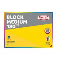 BLOCK DE DIBUJO 180 1/8 20 HOJAS