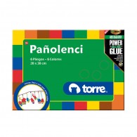 CARPETA CON PAÑO LENCI 6 PLIEGOS COLORES SURTIDOS IMAGIA
