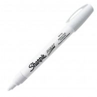 MARCADOR OLEO PERMANENTE BLANCO SHARPIE 