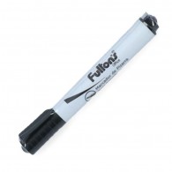 MARCADOR PIZARRA FULTONS DESECHABLE PUNTA REDONDA NEGRO CUERPO BLANCO 
