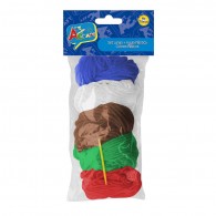 SET LANAS 5 COLORES BASICOS + 1 AGUJA PLASTICA  EN