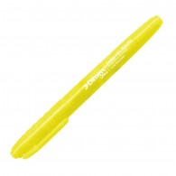 DESTACADOR BOLSILLO AMARILLO PUNTA BISELADA FINA