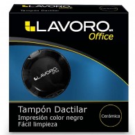 TAMPON HUELLA DIGITAL CERAMICA NEGRO