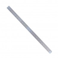 REGLA METALICA FUNDA ROJA 60 CM