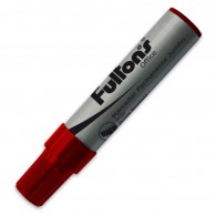 MARCADOR PERMANENTE JUMBO PUNTA BISELADA COLOR ROJO